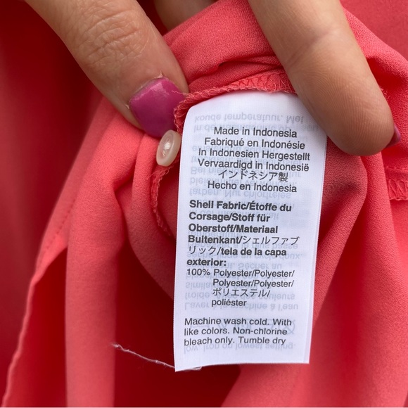 J. Crew Ladder Trim Top Coral Size Small - Picture 13 of 13